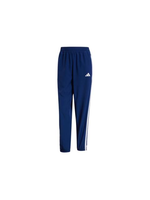 adidas adidas Women's Train Essentials 3-Stripes Woven Pant Dark Blue/White