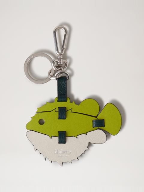 Mulberry Puzzle Keyring - Puffer Fish
Acid Green, Mulberry Green & Chalk Mixed Material