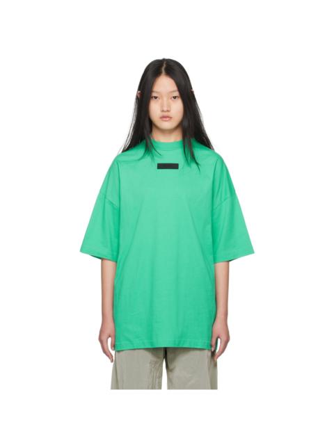 ESSENTIALS Green Crewneck T-Shirt