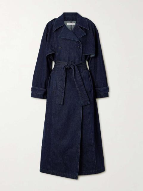 Alaïa DENIM BELTED TRENCH | REVERSIBLE