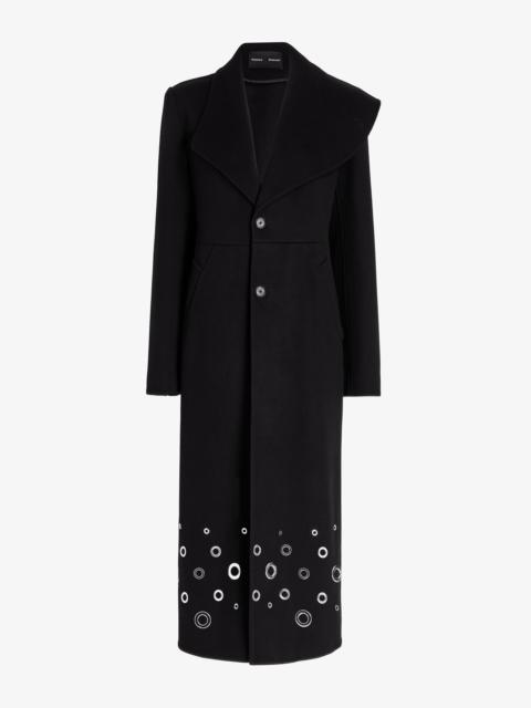 Proenza Schouler Alix Coat in Compact Melton Wool
