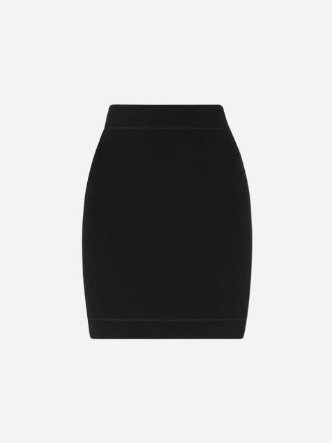 Jersey miniskirt
