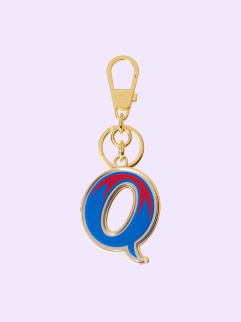 GUCCI Letter Q Plexiglas keychain