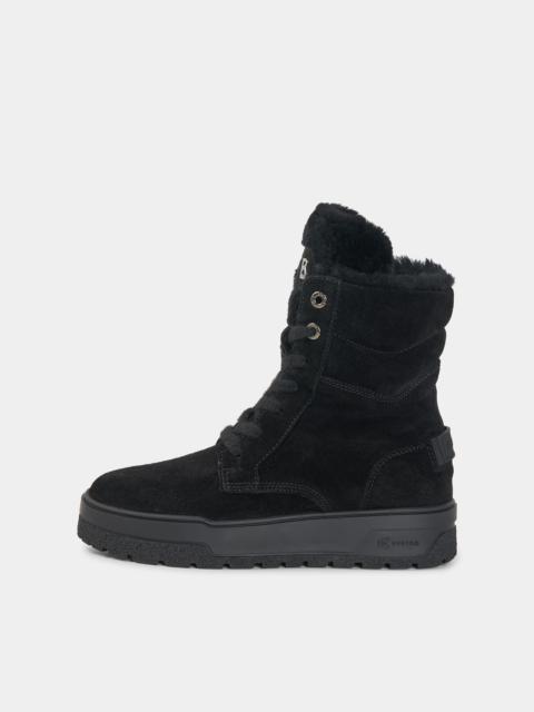 BOGNER Calgary Lace-Up Boots with Spikes in Black