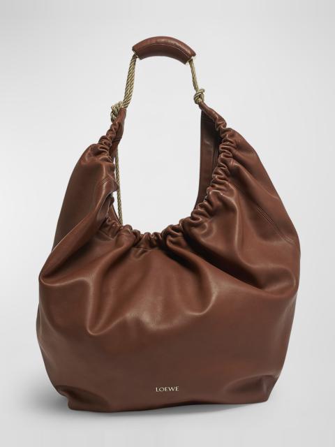 x Paula’s Ibiza Squeeze XL Shoulder Bag in Leather