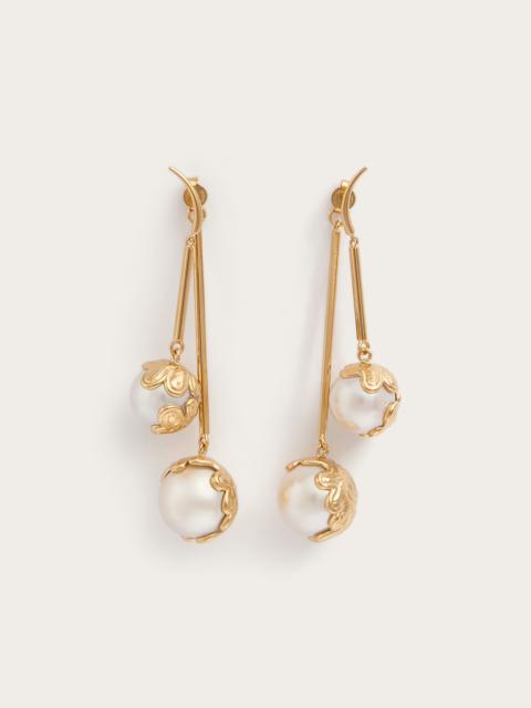 PUCCI CHANDELIER EARRINGS WITH PEARLS