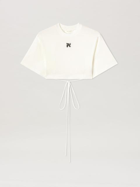 Palm Angels Monogram criss-croosed Top