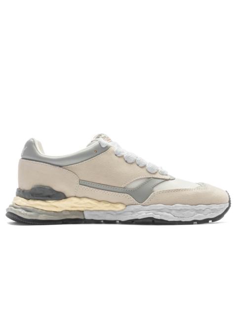 GEORGE OG SOLE MIX MATERIAL LOW TOP - WHITE