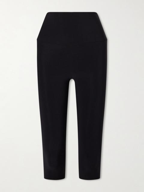 NORMA KAMALI Pedal Pusher Cropped Stretch-jersey Leggings