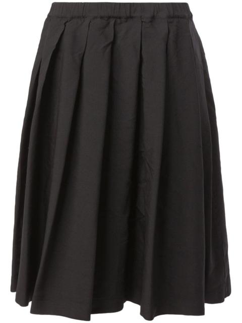 Comme Des Garçons pleated midi skirt