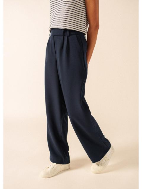 SAINT JAMES BIANCA Crepe Straight Leg Pants