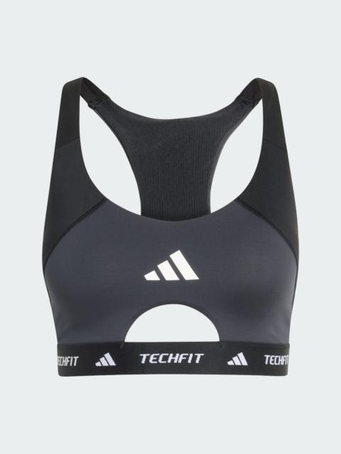 adidas TECHFIT Workout Color Block Medium Support Bra