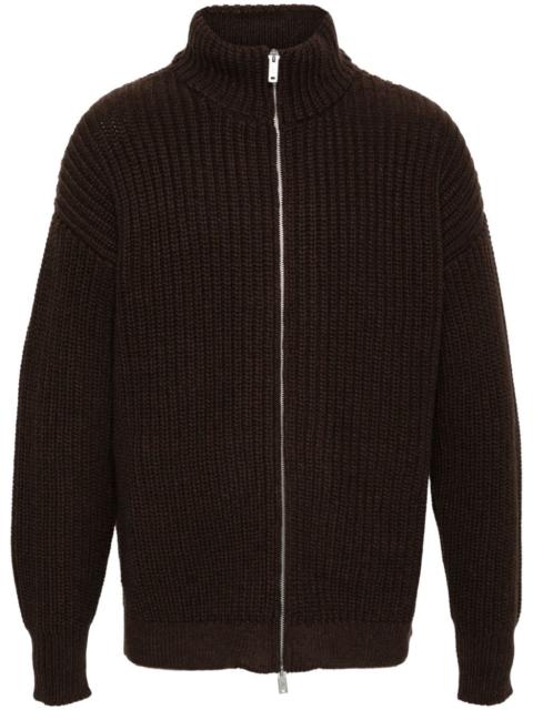 fisherman's knitted cardigan