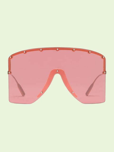 Mask-shaped sunglasses