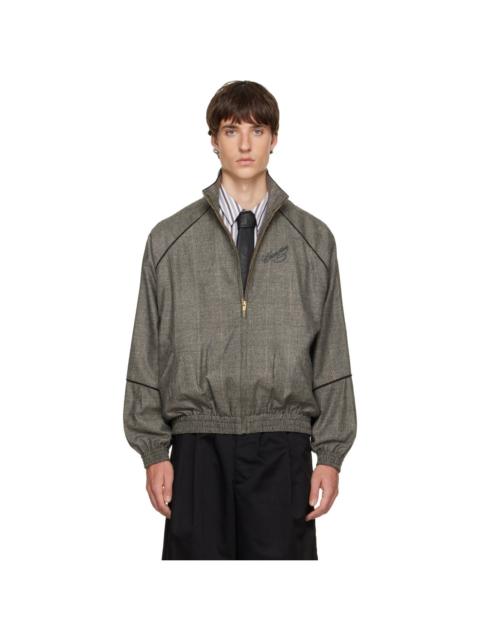 WILLY CHAVARRIA Gray Ruff Rider Track Jacket