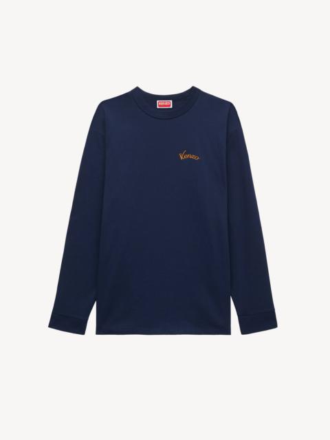 KENZO 'KENZO Eiffel Tower Design' embroidered long sleeves T-shirt in cotton