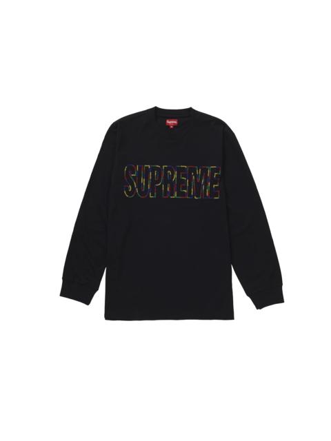 トップス supreme Intarsia Sleeve L/S Top black XL Supreme Intarsia Sleeve L S Top (FW25)