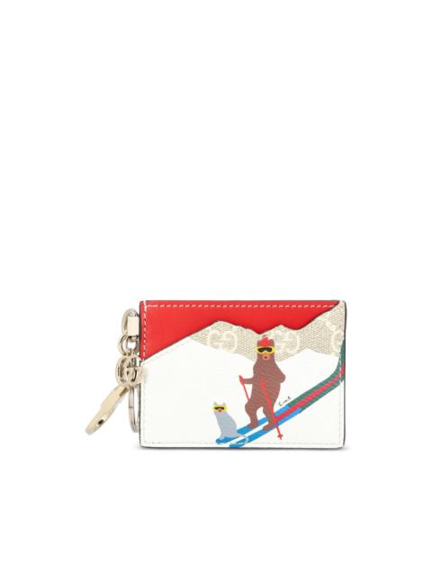 GUCCI patterned keychain
