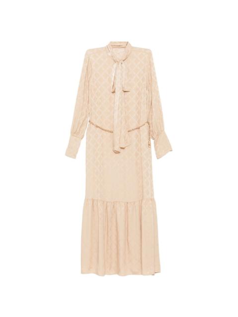 MICHAEL KORS monogram maxi dress
