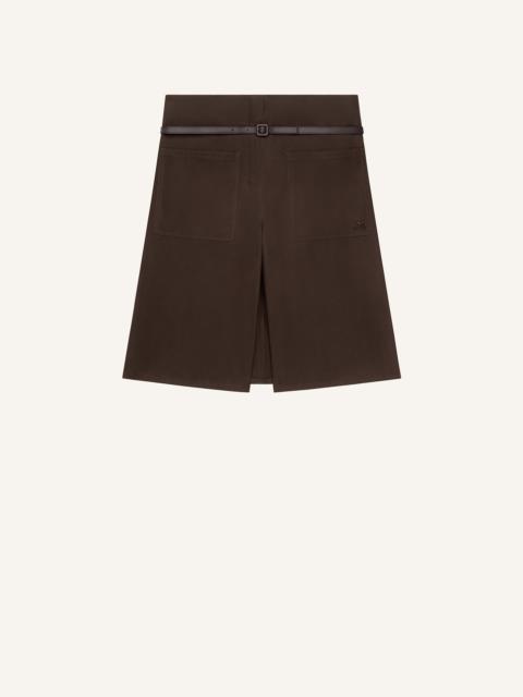 courrèges COTTON BACK PANEL SHORTS