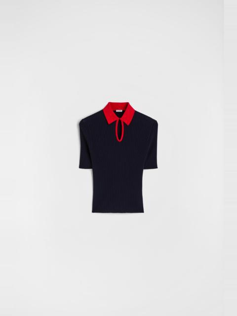 Jil Sander Lightweight Wool Polo T-Shirt