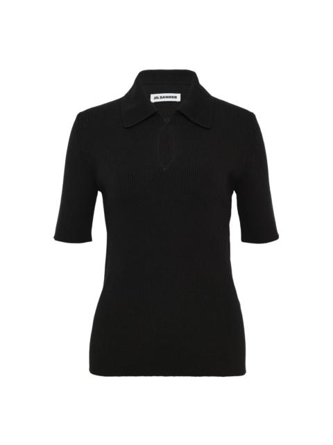 Jil Sander Polo Shirt Superfine Merino Wool