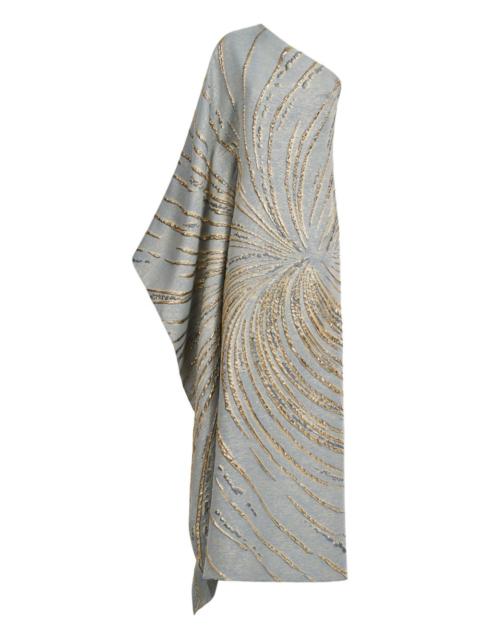 Taller Marmo Cannes one-shoulder pattern maxi dress