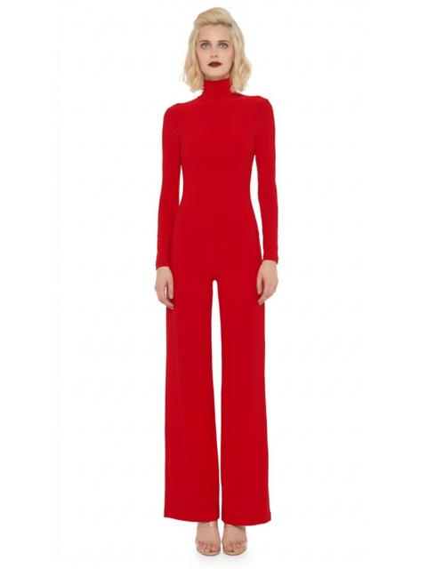 NORMA KAMALI LONG SLEEVE TURTLE JUMPSUIT