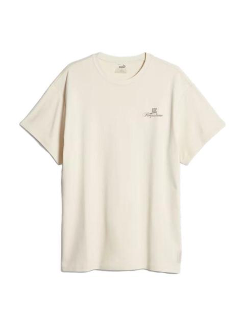 PUMA PUMA Above the Clouds Basketball Tee 'Alpine Snow' 621961-03
