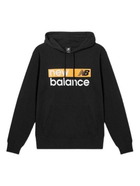 New Balance Men's New Balance Alphabet Colorblock Printing Logo Loose Black MT03902-BM