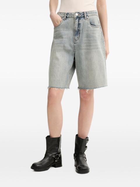 GESTUZ GZnoma raw-cut denim shorts