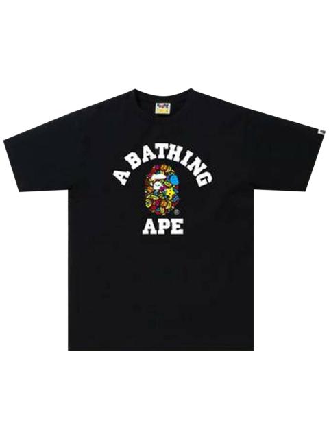 BAPE Milo Banana Pool College T-Shirt 'Black'