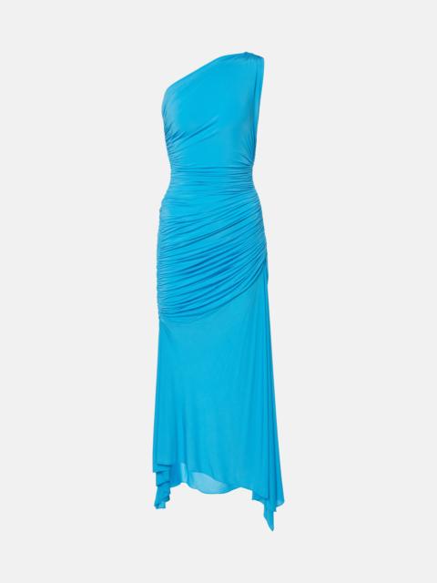 ALEX PERRY Gathered jersey cocktail dress