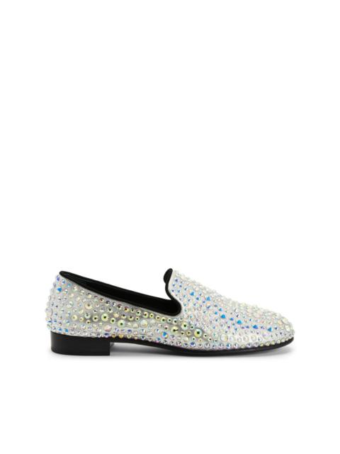 Giuseppe Zanotti Marvin crystal-embellished loafers