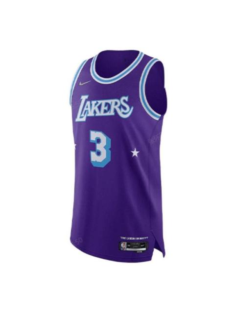 Nike Nike x NBA LA Lakers Jerseys 'Anthony Davis 3' DB3635-505