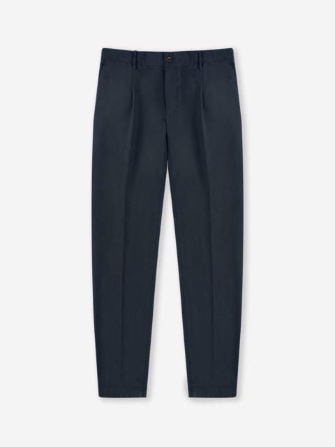 SLOWEAR Tapered fit summer satin trousers
