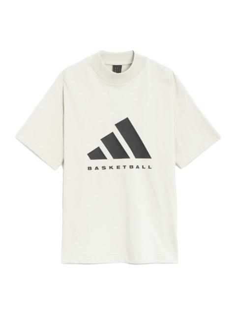 adidas Basketball Logo Tee 'White' IR8491