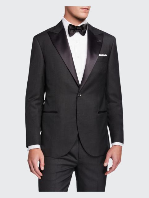 Men's Peak-Lapel Two-Piece Tuxedo Suit