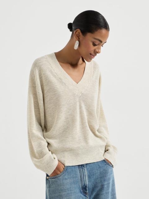 Brunello Cucinelli Sparkling linen sweater