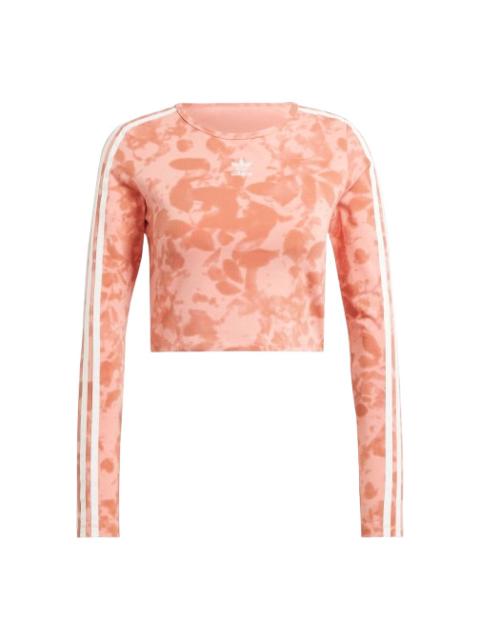 adidas (WMNS) adidas 3-Stripes Crop Top Asia Sizing 'Wonder Clay Magic Earth' IY0779