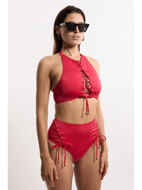 KAREN MILLEN Slinky Tie Detail Bikini Bottoms