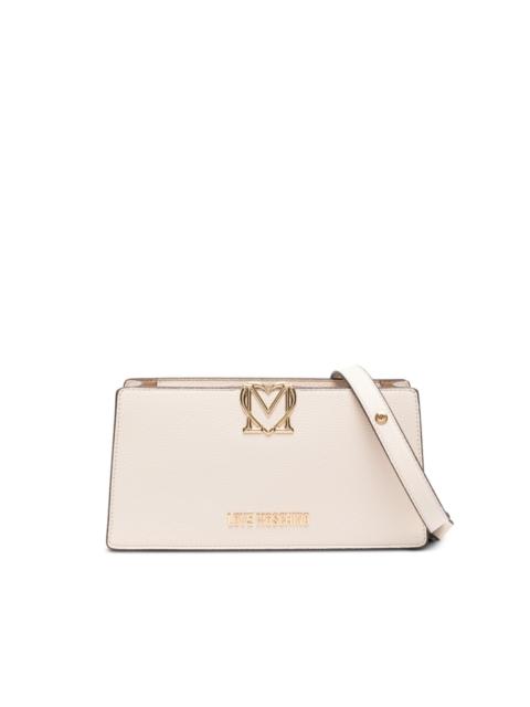 Moschino logo-plaque shoulder bag