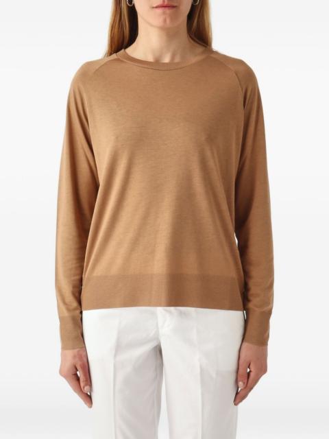 Herno raglan-sleeve button-slit t-shirt