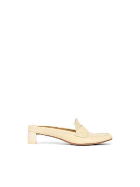 MM6 Maison Margiela penny leather slippers