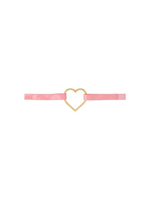 Blumarine Pink Heart Belt