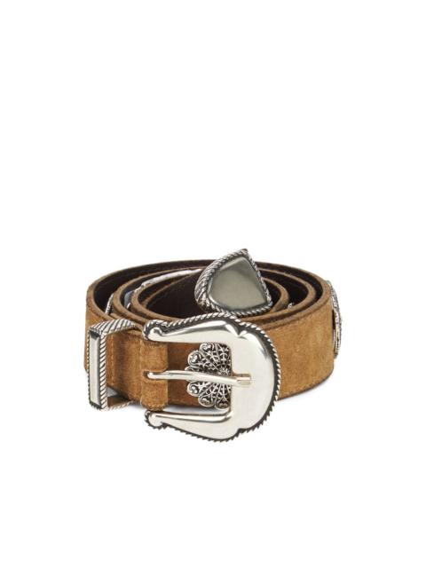 Candis suede leather belt