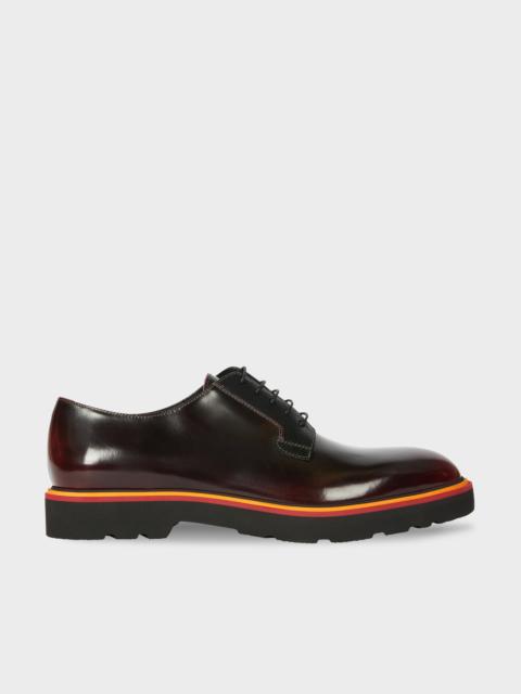 Paul Smith Burgundy High-Shine 'Ras' Shoes