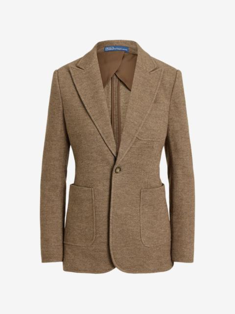 Polo Ralph Lauren single-breasted wool-cotton blazer