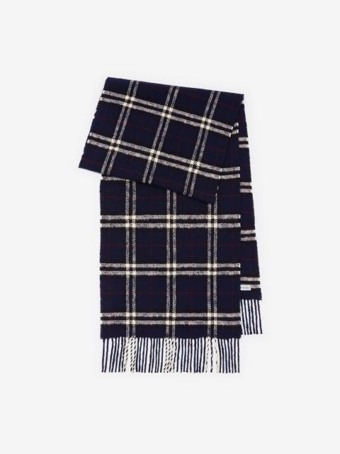 Burberry Check Wool Cashmere Scarf