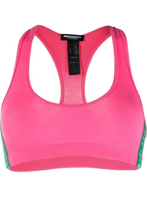 DSQUARED2 Icon color-block bikini top